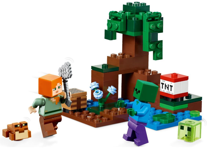 Конструктор LEGO Minecraft Пригоди на болоті 65 деталей (21240) - зображення 5