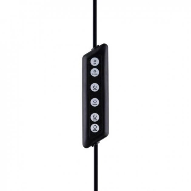 RGB лампа 26 см LC-318 ( Flower ) Кільцева Black - зображення 3