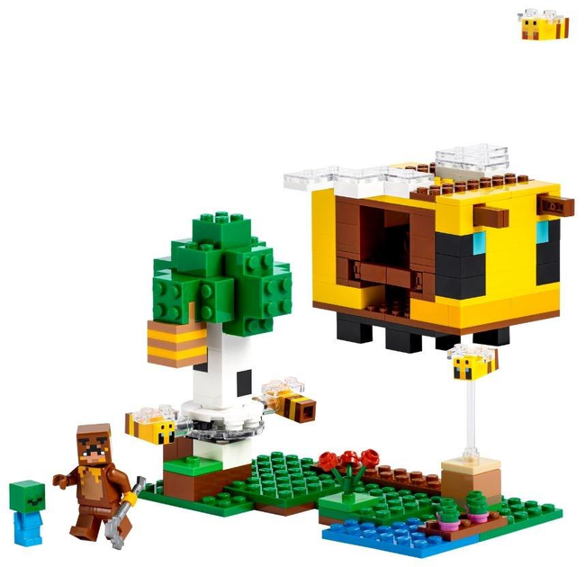 Zestaw klocków LEGO Minecraft Pszczeli ul 254 elementy (21241) - obraz 2