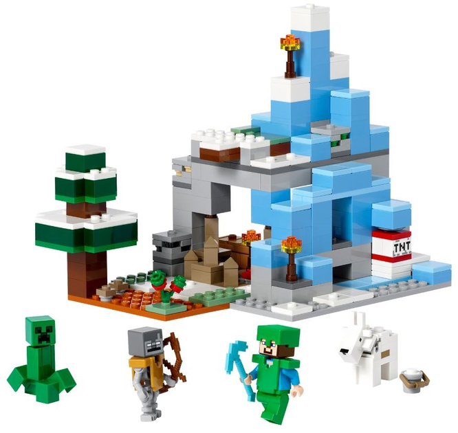 Конструктор LEGO Minecraft Замерзлі верхівки 304 деталі (21243) - зображення 2
