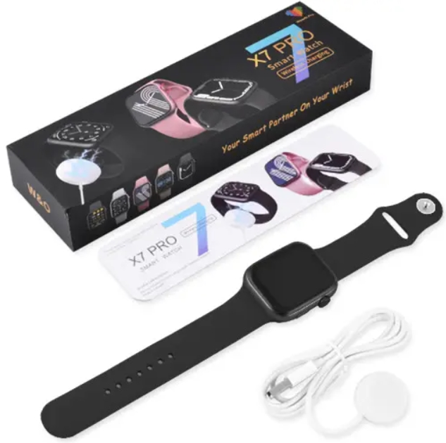Смарт-часы Smart Watch Series 7 X7 Pro Black – фото, отзывы ...