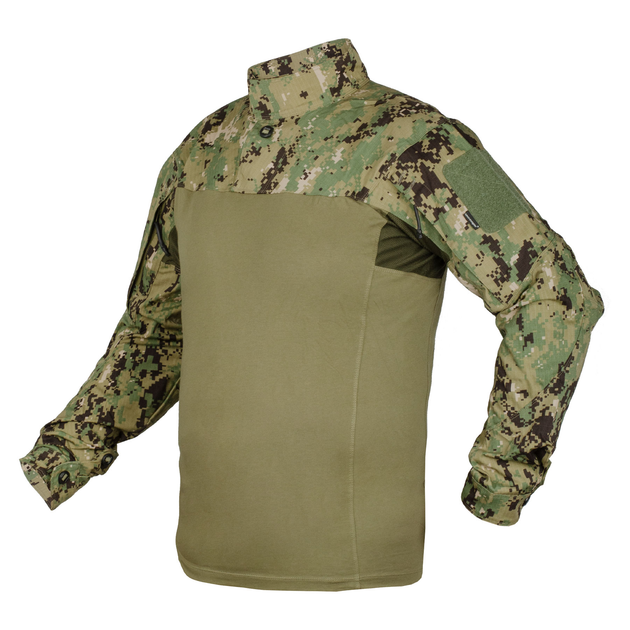 Тактическая рубашка Emerson Assault Shirt M зеленый камуфляж AOR2 2000000101927 - изображение 2