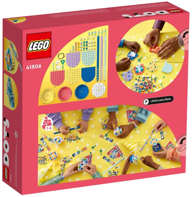 Zestaw klocków LEGO DOTS Pełny zestaw imprezowy 1154 elementy (41806) - obraz 7
