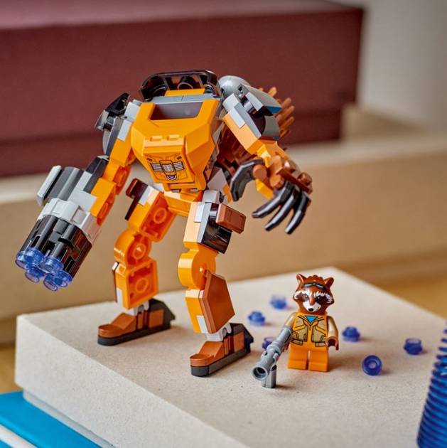 Конструктор LEGO Super Heroes Робоброня Єнота Ракети 98 деталей (76243) - зображення 5