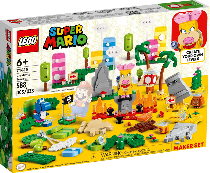 Конструктор LEGO Super Mario Набір для творчості для майстрів 588 деталей (71418) - зображення 1