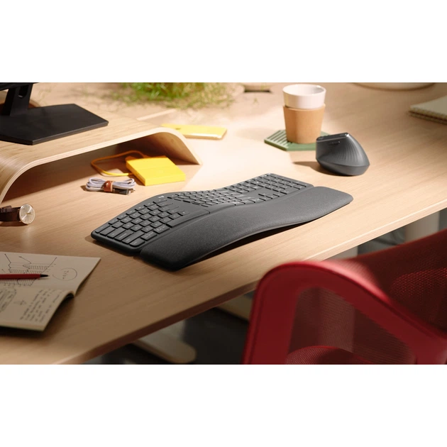Клавиатура беспроводная Logitech K860 Ergo Graphite (920-010352) - изображение 4