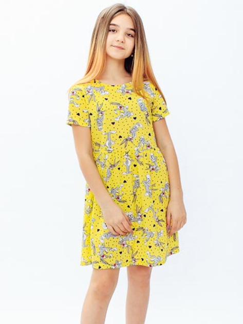 Акція на Дитяча літня сукня для дівчинки Носи своє 6258-002 134 см Зайчик (p-5878-35636) від Rozetka