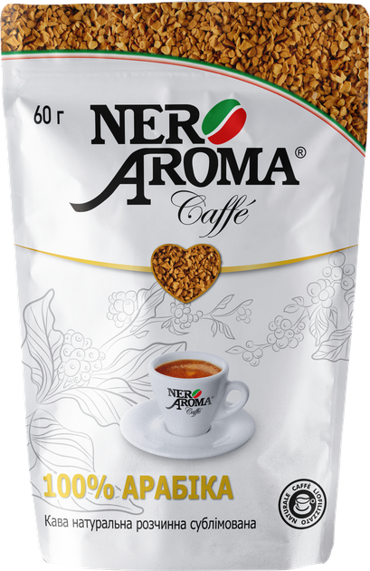 Купить Кофе растворимый Nero Aroma 100% Арабика 0.060 кг (4820093485586 ...