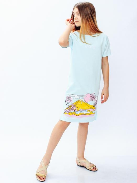 Акція на Підліткова літня сукня для дівчинки Носи своє 6260-057-33 140 см Блакитна (p-6030-35511) від Rozetka