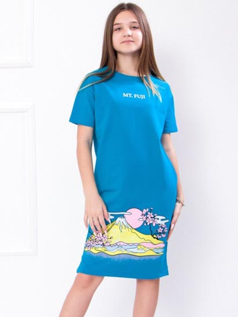 Акція на Підліткова літня сукня для дівчинки Носи своє 6260-057-33 146 см Бірюзова (p-6030-75426) від Rozetka