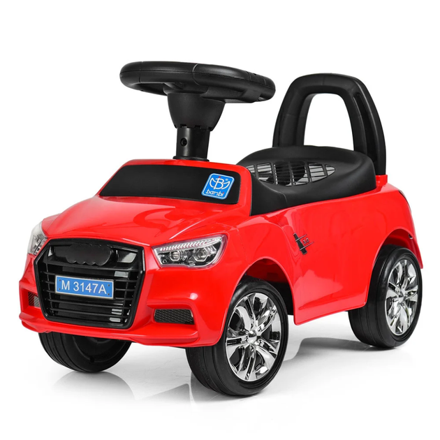Каталка-толокар Bambi M 3147A-3 Червоний музичний - Фото 1 Каталка-толокар Bambi M 3147A-3 Червоний музичний - зображення 1