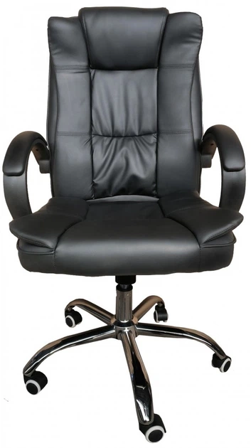 Крісло офісне на колесах Bonro B-607 чорне (4230012) - изображение 2