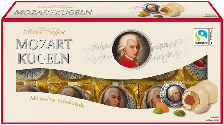 Конфеты Gunz Mozart Шарики белый шоколад 200 г (9002859118593) – купить ...