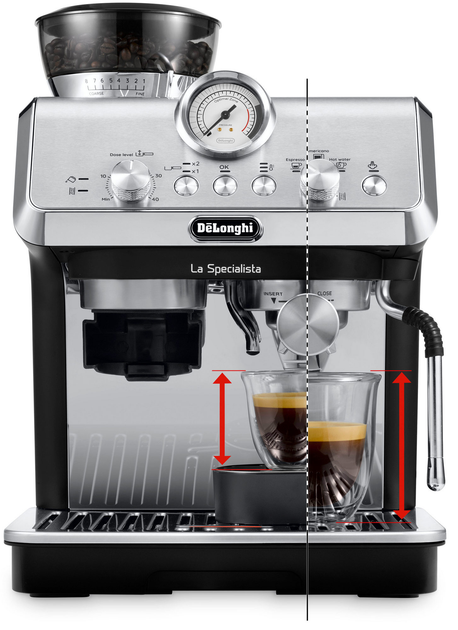 Кавоварка рожкова Delonghi La Specialista Arte EC 9155 MB - зображення 3