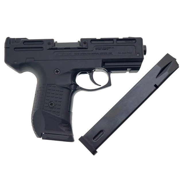 Сигнально-стартовый пистолет ZORAKI 925 Matte Black Plating - изображение 2
