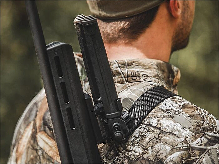 Сошки Magpul Bipod Sling Stud QD, цвет Черный, база крепления на антабку, MAG1075-BLK - изображение 7