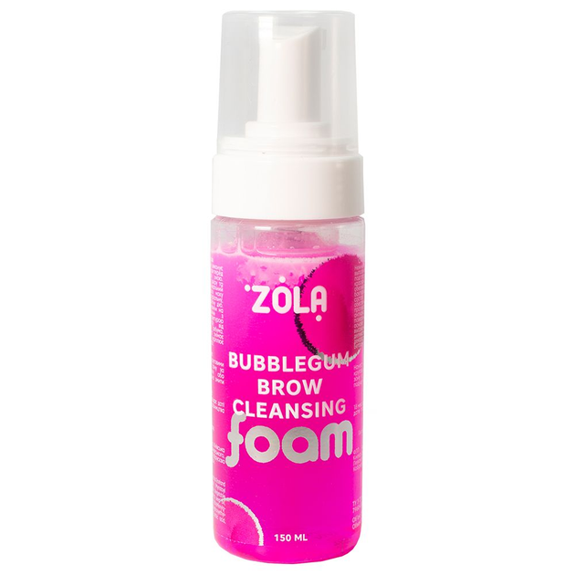 Піна для очищення брів Zola Bubblegum, 150мл - Фото 1 Піна для очищення брів Zola Bubblegum, 150мл - изображение 1