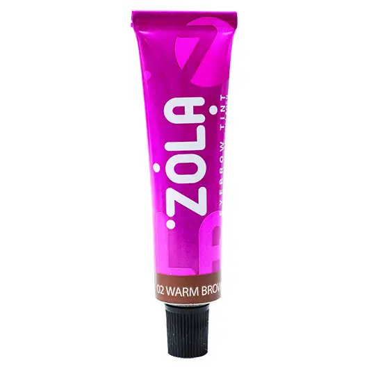 Фарба для брів Zola 02 Warm brown, 15 мл - Фото 1 Фарба для брів Zola 02 Warm brown, 15 мл - зображення 1