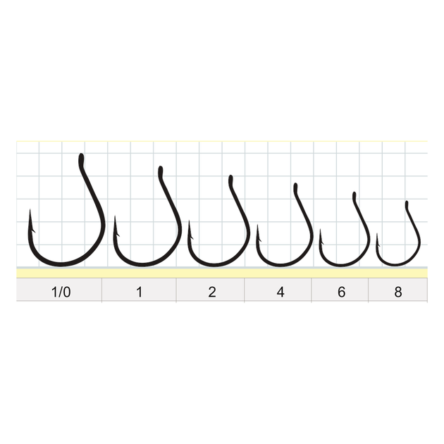 Гачки Gurza Round Wide Gap BN # 4 / 7шт - Фото 2 Гачки Gurza Round Wide Gap BN # 4 / 7шт - изображение 2