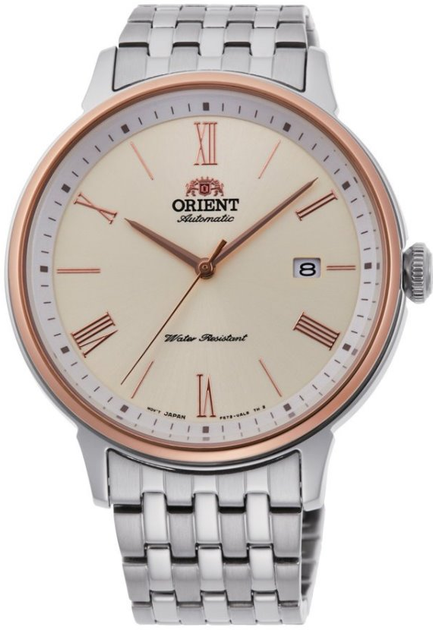 Чоловічий годинник ORIENT RA-AC0J01S10B / Сріблястий браслет - Фото 1 Чоловічий годинник ORIENT RA-AC0J01S10B / Сріблястий браслет - зображення 1
