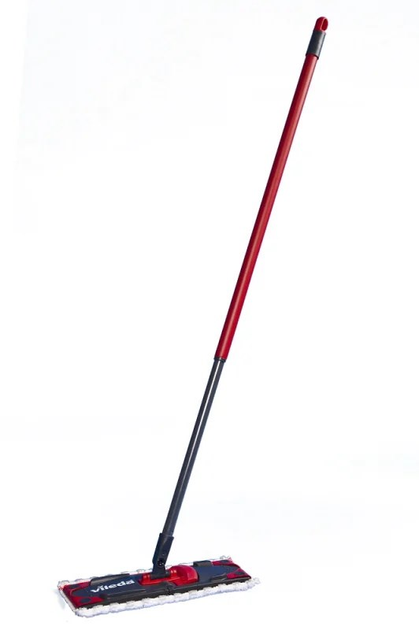 Швабра з телескопічною ручкою Vileda Ultramax Червона (4023103201200) - зображення 1