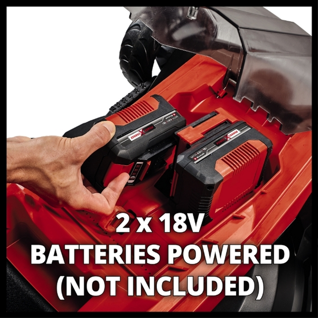 Газонокосилка Einhell GE-CM 36/43 Li M - Solo, PXC, аккум., 43см, 63л, 17кг, (без АКБ и ЗУ) (3413246) - изображение 7