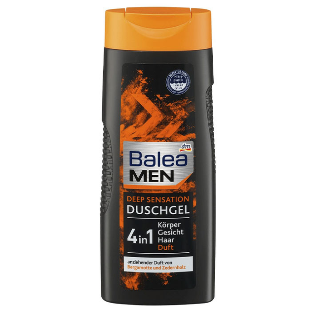 Гель для душа Balea MEN 4в1 Deep Sensation для мужчин 300 мл от ...