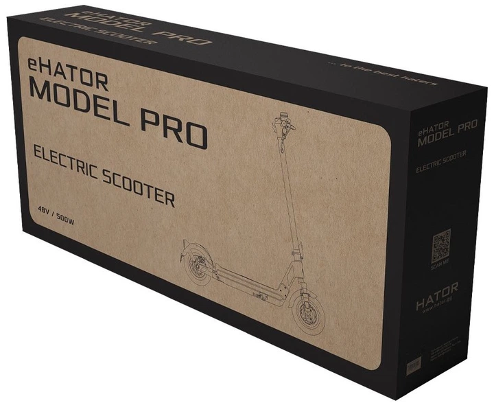 Набір Електросамокат Hator eHATOR Model Pro Grey (HTE-001) + Сумка Xiamen на кермо для електросамоката Xiamen Чорна (PH050604) - Фото 8 Набір Електросамокат Hator eHATOR Model Pro Grey (HTE-001) + Сумка Xiamen на кермо для електросамоката Xiamen Чорна (PH050604) - зображення 8