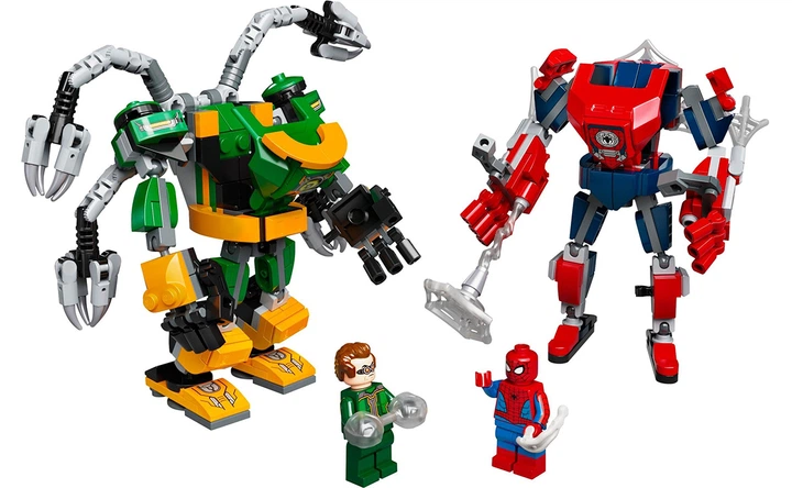 Конструктор LEGO Битва роботів: Людина-Павук проти Доктора Восьминога 305 деталей (76198) - изображение 3