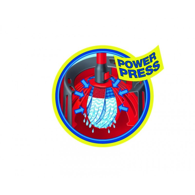 Відро з віджимом Vileda Torsion Power 10 л Червоне (4003790105111) - зображення 6