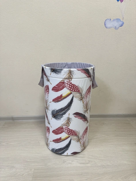 Корзина для іграшок WIGWAMHOME "Пірʼя", 80х40 см - зображення 6
