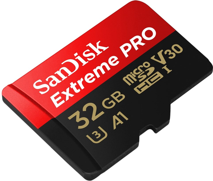 SanDisk microSDHC 32GB Extreme Pro A1 C10 V30 U3 100MB/s (SDSQXCG-032G-GN6MA) - зображення 2