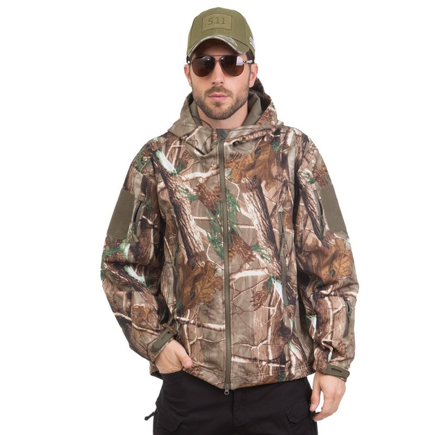 Куртка тактическая Zelart Tactical Scout 0369 размер M (46-48) Camouflage Forest - изображение 1