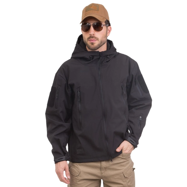 Куртка тактична Zelart Tactical Scout 0369 розмір 2XL (52-54) Black - зображення 1