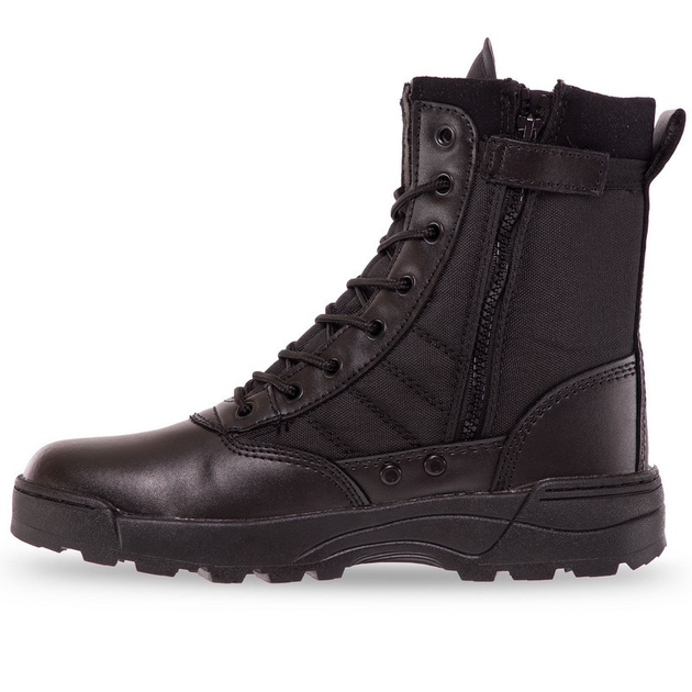 Чоловічі черевики берці Zelart Military Rangers 9195 розмір 44 Black - зображення 2