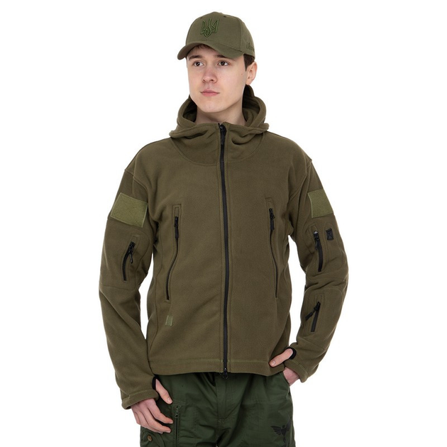 Куртка тактическая флисовая Zelart Tactical Scout 6004 размер 3XL (54-56) Olive - изображение 1