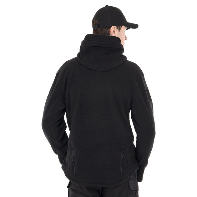 Куртка тактическая флисовая Zelart Tactical Scout 6004 размер XL (50-52) Black - изображение 2