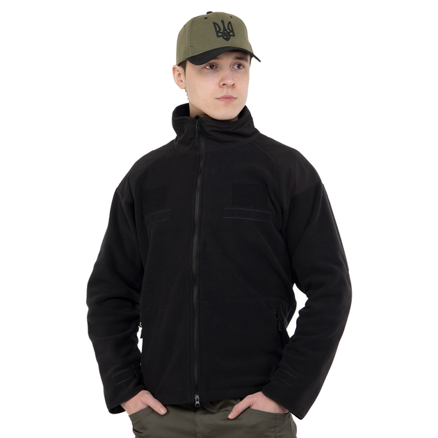 Куртка тактическая флисовая Zelart Tactical Scout 6003 размер XL (50-52) Black - изображение 1