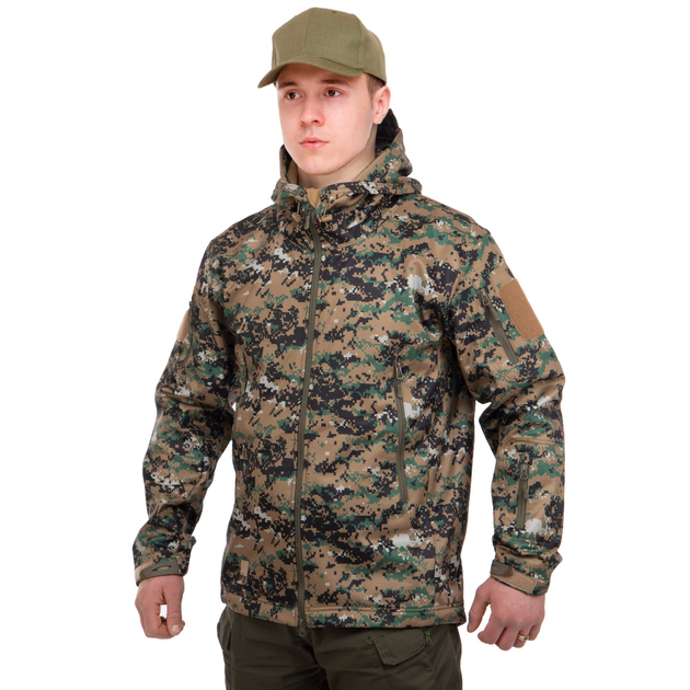 Куртка тактична Zelart Tactical Scout ZK-20 розмір 3XL (54-56) Camouflage Woodland - зображення 1