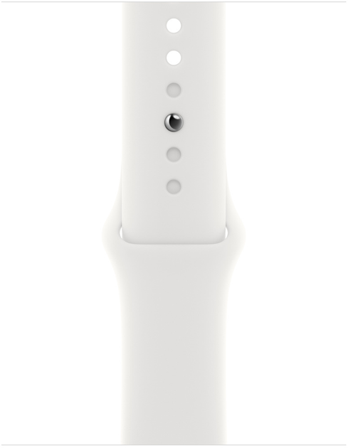 Смарт-годинник Apple Watch Series 8 GPS + Cellular 41mm Silver Aluminium Case with White Sport Band (MP4A3) - зображення 3