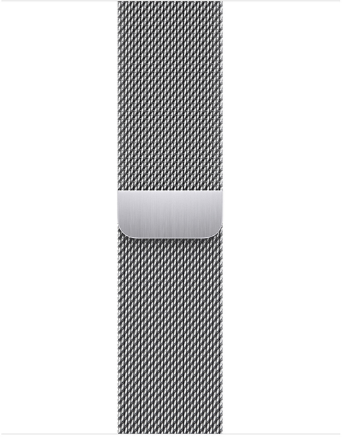 Smartwatch Apple Watch Series 8 GPS + Cellular 41mm Silver Stainless Steel Case with Silver Milanese Loop (MNJ83) - obraz 3