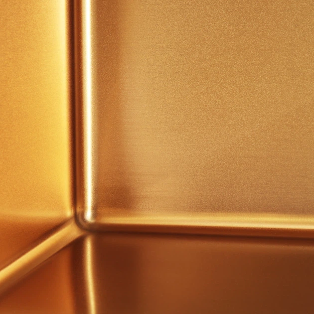 Кухонная мойка Mixxus MX7844-200-x1.2-PVD-Gold золота с правым крылом из нержавеющей стали (MX0563) - изображение 4