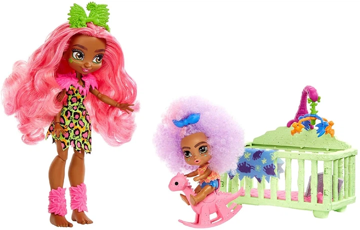 Zestaw do zabawy Mattel Cave Club Jaskiniowa opiekunka GNL92 (887961873276) - obraz 6