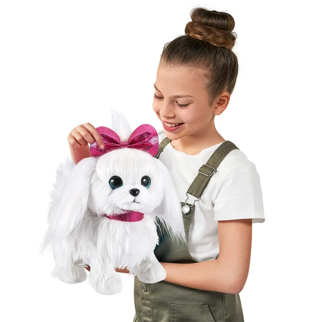 Интерактивное щенок Pets & Robo Alive полиэстер 32х18 см розовое (700203) - Фото 6 Интерактивное щенок Pets & Robo Alive полиэстер 32х18 см розовое (700203) - изображение 6