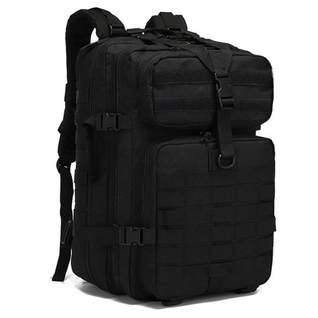 Армійський рюкзак тактичний чорний 50464 - зображення 1