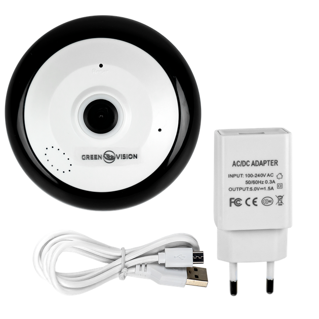 Беспроводная купольная камера GreenVision GV-090-GM-DIG20-10 360 - изображение 4