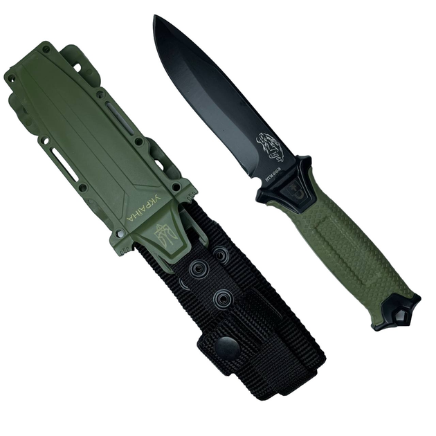 Тактический нож Tiger зелёный - изображение 1