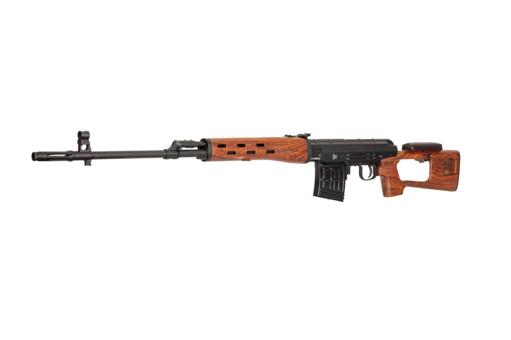 Снайперська страйкбольна гвинтівка A&K SVD Wood Imitation - зображення 2