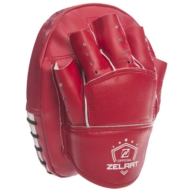 Лапа зігнута із PU (2шт) ZELART Box Pro (р-р 20x17x3см, червоний) - Фото 3 Лапа зігнута із PU (2шт) ZELART Box Pro (р-р 20x17x3см, червоний) - зображення 3