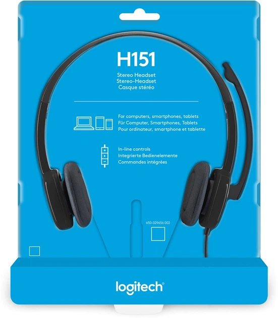 Навушники Logitech H151 Black (981-000589, 981-000587) - зображення 8